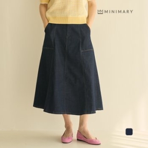 미니마리 생지포켓데님스커트 MM41SK17