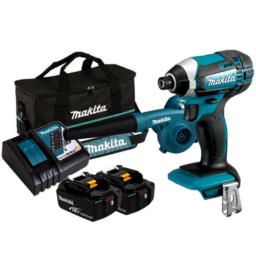 마끼다 DLX2036 충전 콤보세트 (3.0Ah, 배터리 2개)_이미지