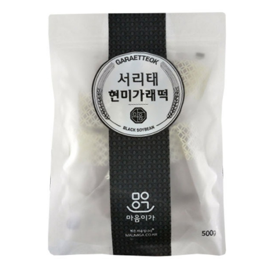 서리태 현미 가래떡 500g