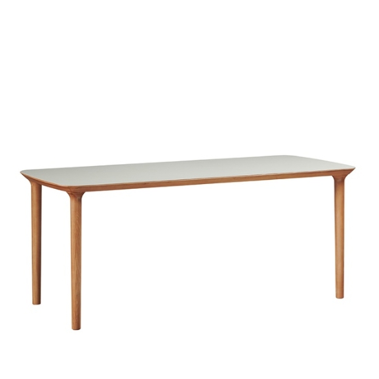 스코나 소노라 리놀륨 애쉬 원목 식탁 1800 (의자6개)_이미지