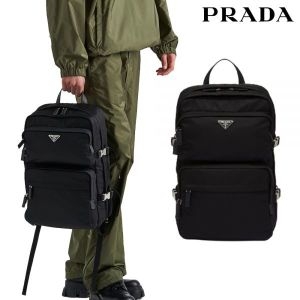  프라다 삼각로고 리나일론 사피아노 가죽 백팩_2VZ101 2DMGF0002