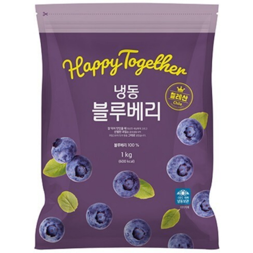  생활앤 냉동 블루베리 칠레산 1kg [1개]