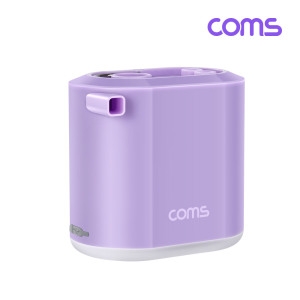 Coms 에어펌프 캠핑 휴대용 소형 미니 무선 공기주입 PM348 공기흡입 LED 무드등 보조배터리 비상용