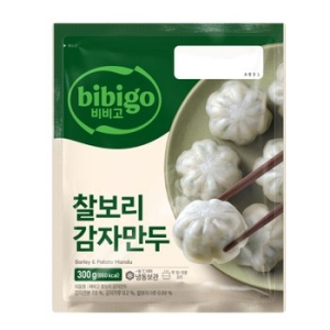 CJ제일제당 비비고 찰보리 감자만두 300g (1개)_이미지