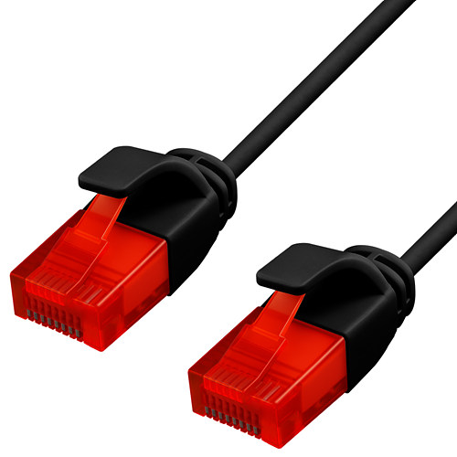 인네트워크 IN-6AU CAT.6A UTP 블랙 랜케이블 (0.3m, IN-6AU03BK)_이미지