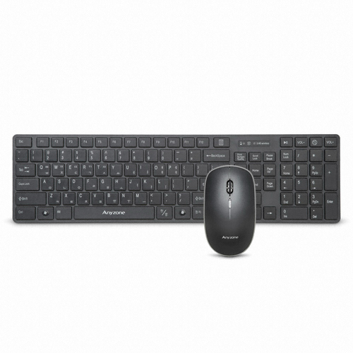 상도아이앤티 ANYZONE WMK-300 무선 키보드 마우스 세트 (화이트)_이미지