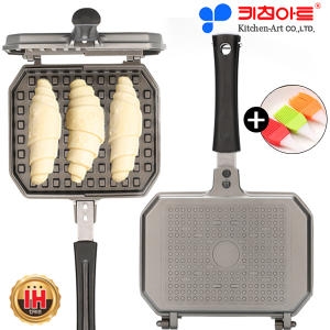 키친아트 와플메이커 국산 허니 크로플 와플팬 샌드위치메이커