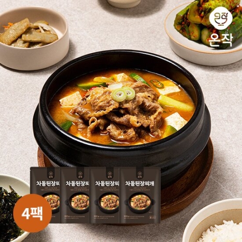 온작 이영자 차돌 된장찌개 800g (4개)