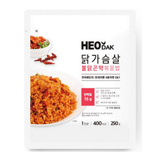 허닭 닭가슴살 불닭곤약볶음밥 250g (1개)_이미지