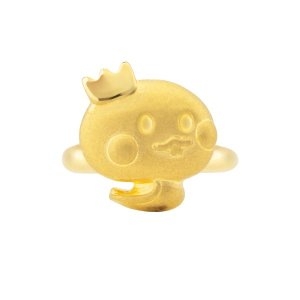 타이니앤코 뱀띠 크라운뱀 돌반지 3.75g (1개)_이미지