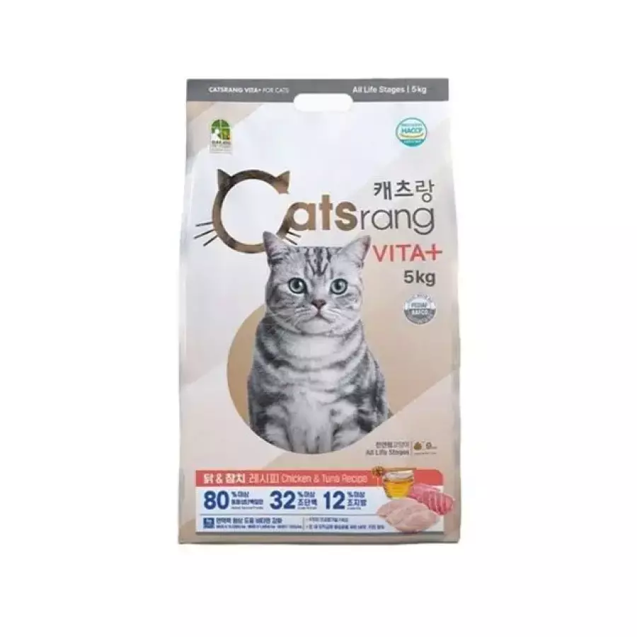 대주펫푸드 캐츠랑 비타플러스 5kg (3개)