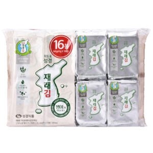 성경식품 지도표성경<b>김</b> 재래<b>김</b> 4g