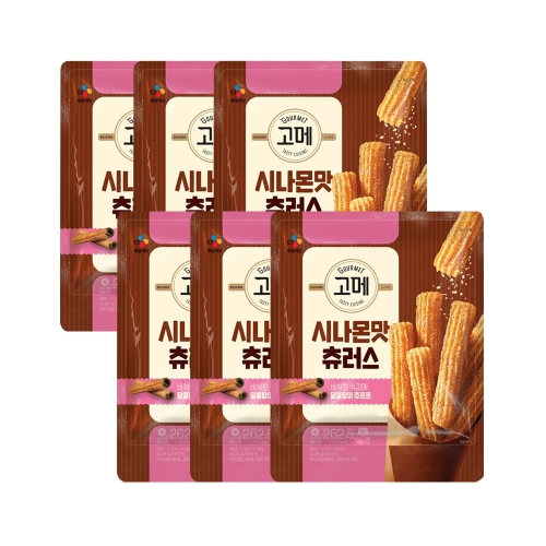 CJ제일제당 고메 시나몬 츄러스 262.5g (6개)_이미지