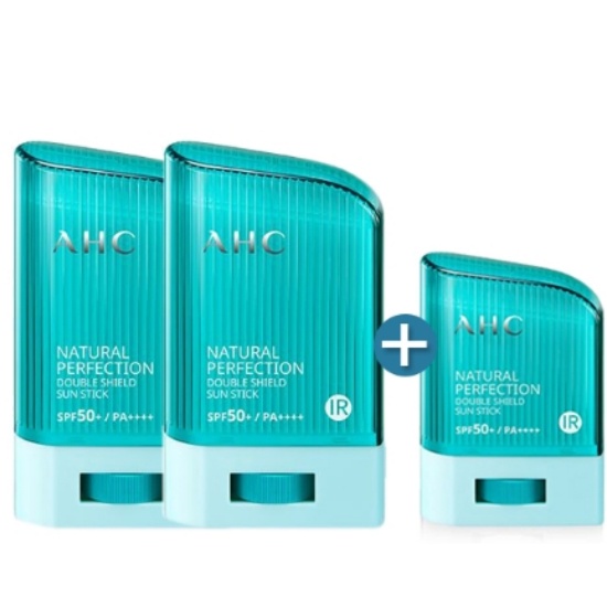 AHC 내추럴 퍼펙션 더블쉴드 선스틱 22g+14g (22g 2개+14g 1개)