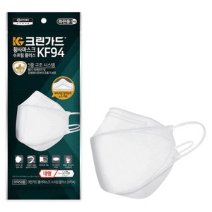 유한킴벌리 크린가드 수프림 플러스 황사마스크 KF94 대형 (1매)_이미지