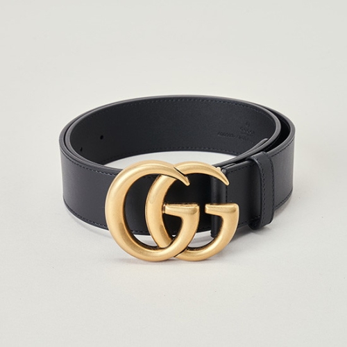 구찌 GG 마몽 더블 G 버클 가죽 여성 벨트 400593-AP00T