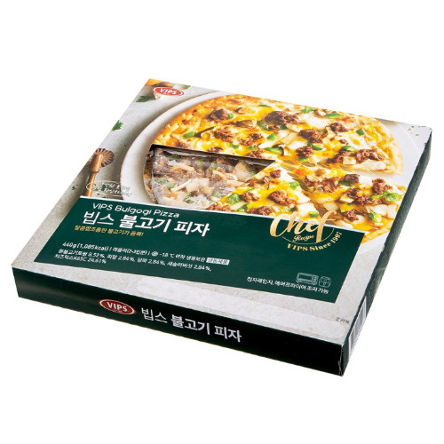 CJ푸드빌 빕스 클래식 불고기 피자 440g (1개)_이미지