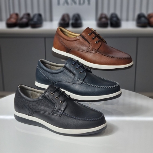 탠디 남성 소가죽 보트화_320041 C-1119_이미지