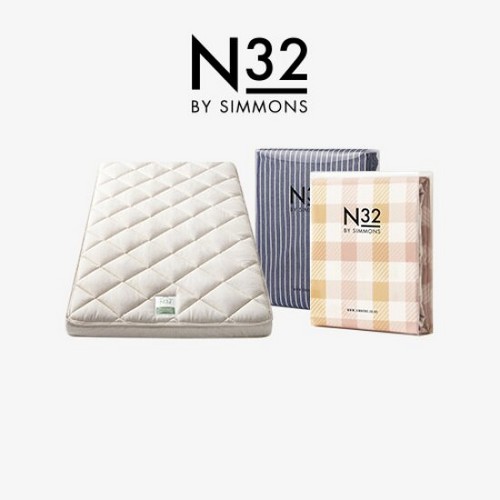 시몬스 N32 레귤러 토퍼 매트리스 SS+디자인 슬리브 2개 (11cm)_이미지