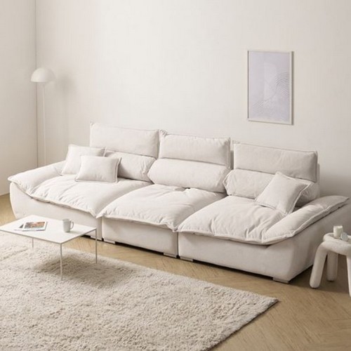 바우미스트 바흐 스윙 와이드 조야 갤럭시 패브릭 소파 4인용