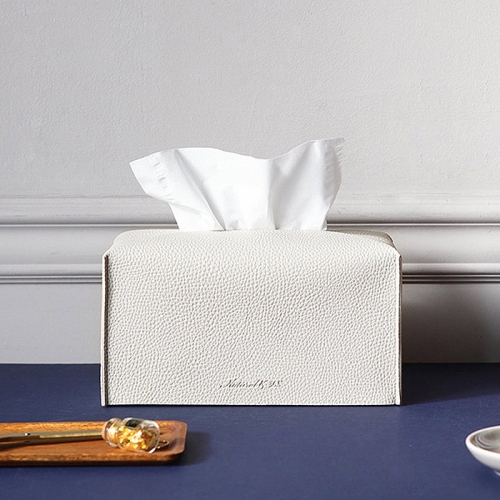 이우아여사 호텔 감성 가죽 티슈커버