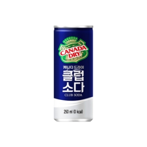 코카콜라음료 캐나다 드라이 클럽소다 250ml (1개)_이미지