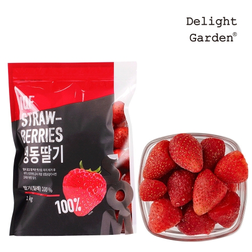 딜라잇가든 냉동 딸기 칠레산 1kg (5개)