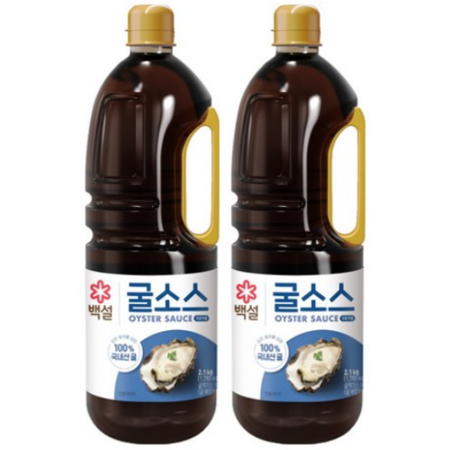 CJ제일제당 백설 굴소스 2.1kg (2개)