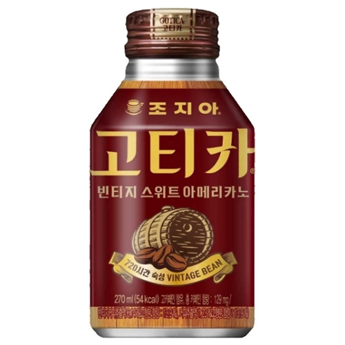 코카콜라음료 조지아 고티카 빈티지 스위트 아메리카노 270ml (24개)