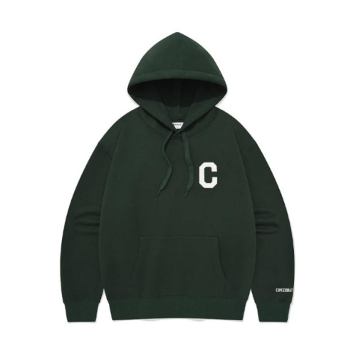후드티 CQK CO2401HD08-BG C 로고 후디 브리티쉬 그린