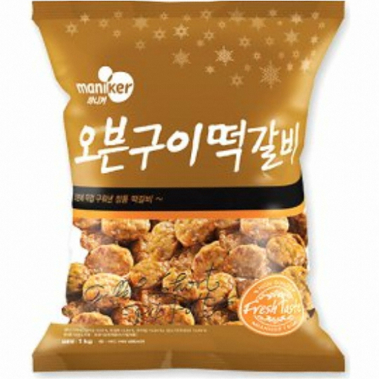 마니커 오븐구이 떡갈비 1kg (2개)
