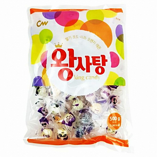 청우식품 왕사탕 500g (1개)