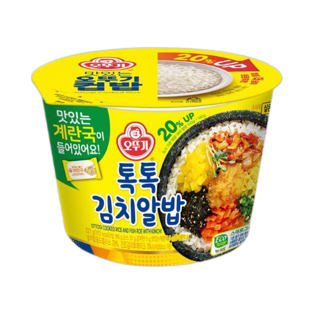 오뚜기 컵밥 톡톡 김치알밥 227g(+계란국) (5개)_이미지