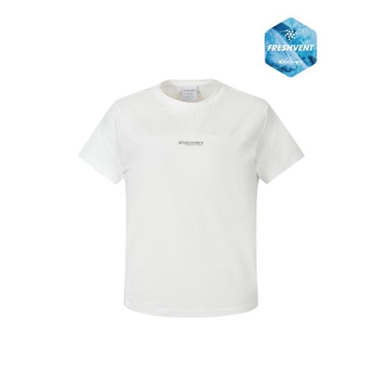 디스커버리 익스페디션 프레시벤트 절개라인 반팔티셔츠 DWRS96063-WHS
