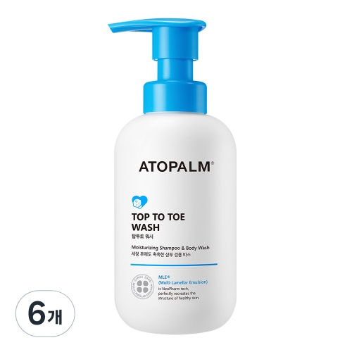 네오팜 아토팜 탑투토 워시 300ml (6개)