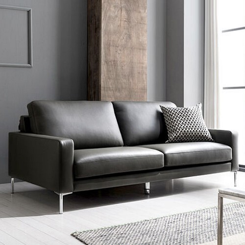 자코모 모네 이태리 천연가죽 소파 3인용 (스툴별도)