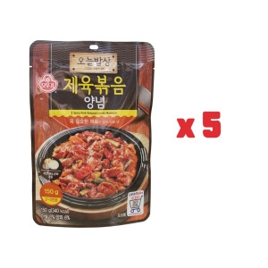 오뚜기 오늘밥상 제육볶음 양념 150g (5개)_이미지