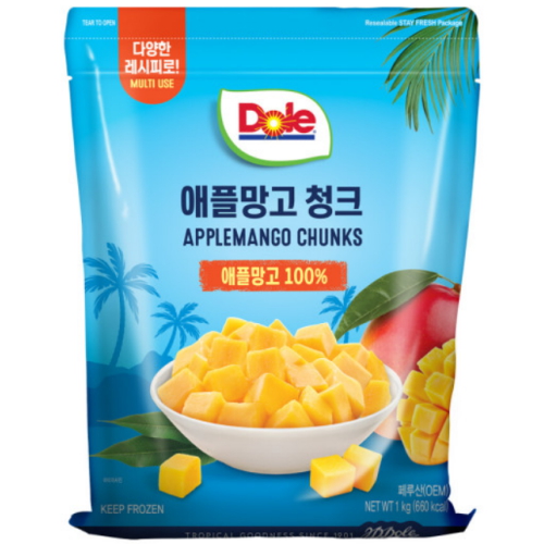 Dole 애플망고 청크 1kg (1개)_이미지