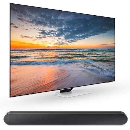 삼성전자 네오QLED KQ65QNC83AFXKR (스탠드+사운드바, HW-S50B)_이미지