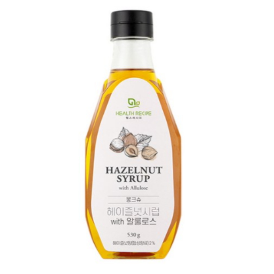 헬스레시피 몽크슈 헤이즐넛시럽 WITH 알룰로스 530g (5개)_이미지