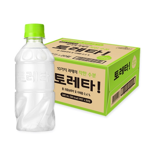 코카콜라음료 토레타 라벨프리 340ml (40개)