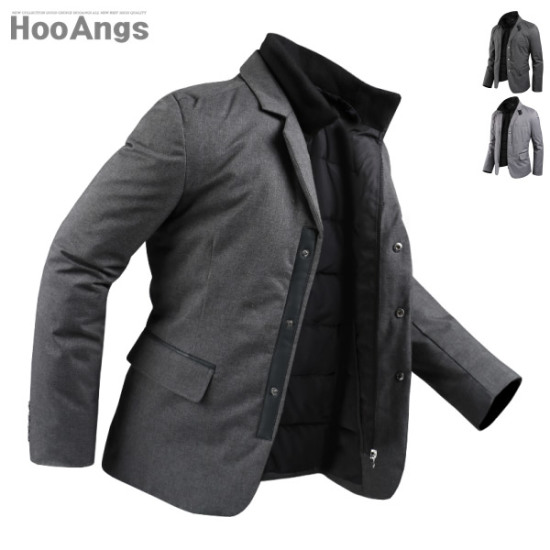 후앙스 인퀄팅 레이어드 패딩 자켓 PWPD4426_이미지