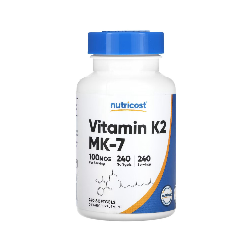 뉴트리코스트 비타민 K2 MK-7 100mcg 240캡슐 (2개)_이미지