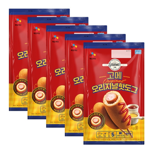 CJ제일제당 고메 오리지널 핫도그 400g (5개)
