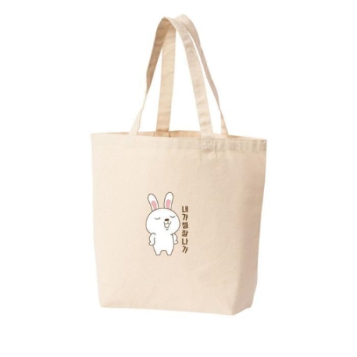 라일리 Rly 에코백 내가젤잘나가 rabbit 토끼 흰토끼 14221751_이미지
