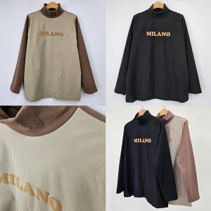 아이우먼 위쉬몰 IR 라노폴라배색스판긴팔티 T551H412 빅사이즈