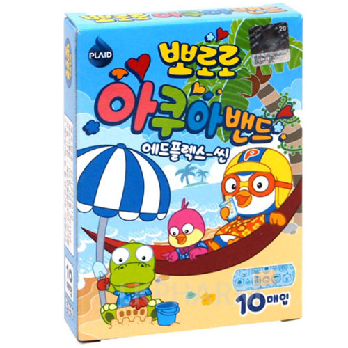 영케미칼 뽀로로 아쿠아 밴드 혼합형 10매 (5팩(50매))_이미지