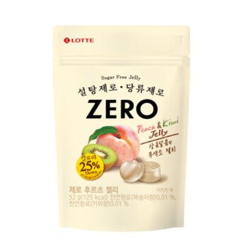 롯데웰푸드 젤리셔스 제로 후르츠 <b>젤리</b> 52g