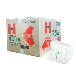 제이큐 세이 핸드타올 페이퍼 2겹 5000매입 KJH5003 /100매x50속 /62307_이미지