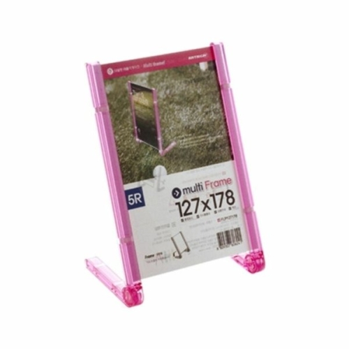 4726 nA083F60204 멀티프레임 5R 세로 단면 분홍 127mm X 178mm
